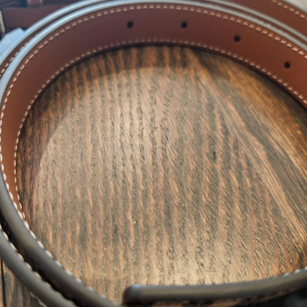 New Burberry Palladio check skinny belt - Picture 4 of 5
